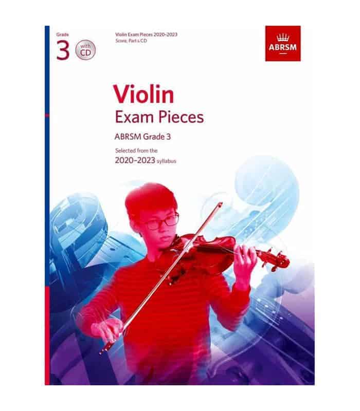 ABRSM Violin ISBN 9781786012548 ABRSM Violin Exam Pieces Grade 3 with CD 2020-2023 - Image 1
