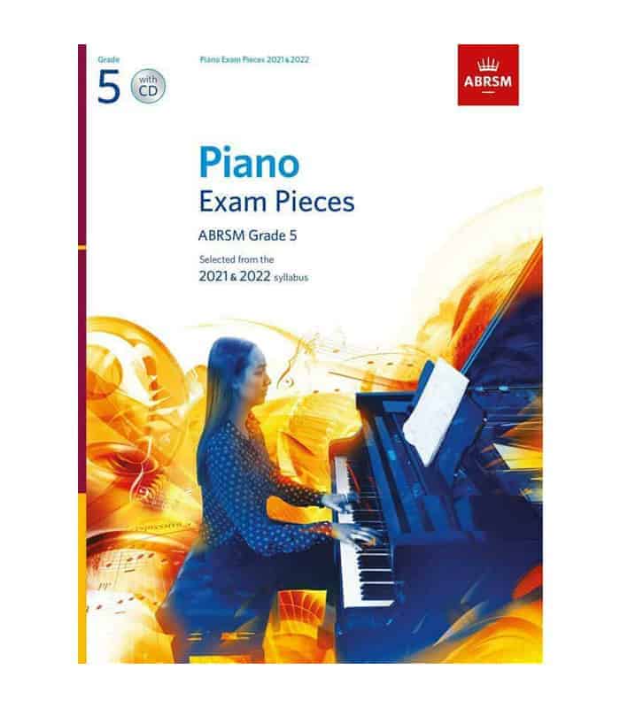 Piano Abrsm 9781786013316 ABRSM Piano Exam Pieces Grade 5 with CD 2021/2022 - Image 1