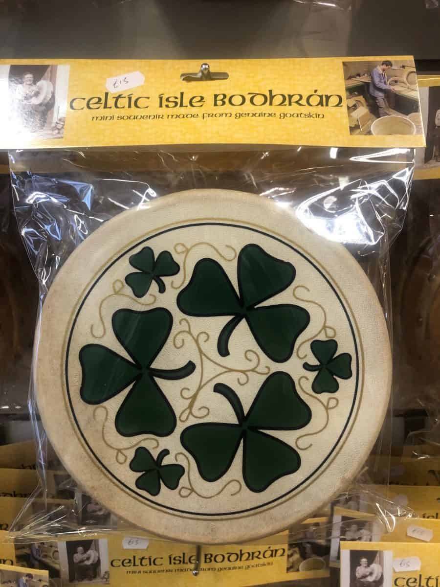 IMG_0138 8'' Celtic Isle Bodhran with Beater and Solid Wooden Frame - Image 1