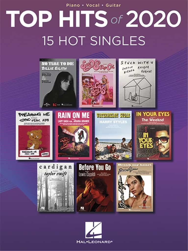 hot20 TOP HITS OF 2020: PIANO, VOCAL AND GUITAR - Image 1