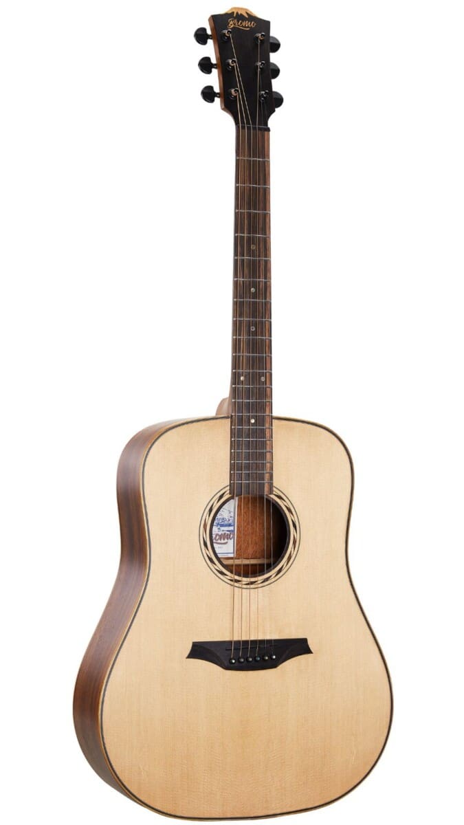 xr:d:DAFpeGfsXMI:23,j:2076556884660706268,t:23072320 Bromo BAT1 Tahoma Series | Dreadnought Acoustic Gtr | Solid Spruce top - Image 1