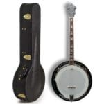 Koda FBG44 Tenor Banjo with Black Case, 4 String 19 Fret